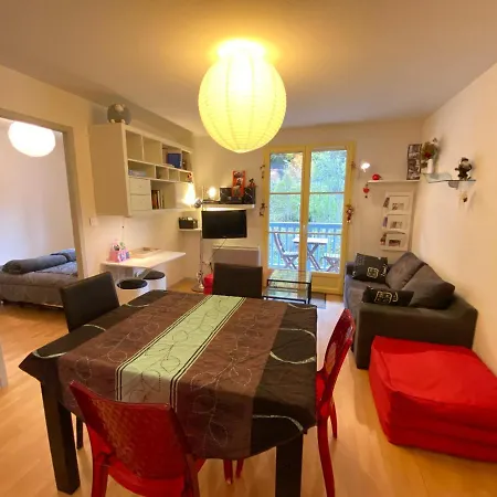 Apartment T2 Alcove Confortable Pour 4 A 5p. Balcon. Parking *